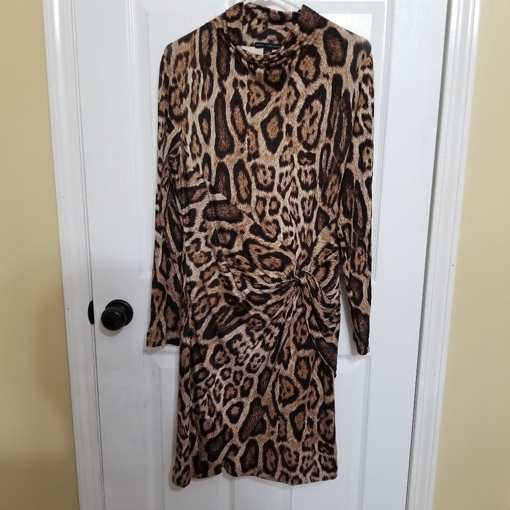 Chicos Black Label Animal Print Dress